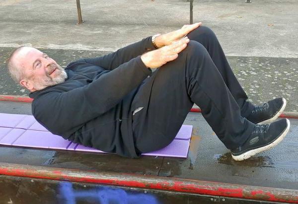 Personal Trainer Herford Christian Wagner beim Seniorentraining